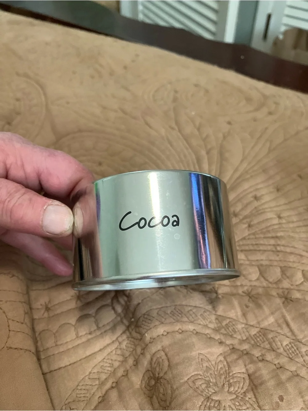 Basic Essentials Stackable Stainless Steel Tea, Coffee & Cocoa Storage Canisters
